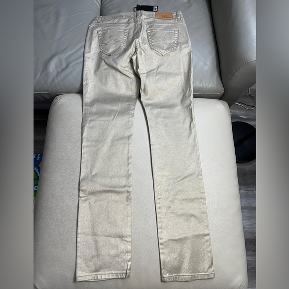 NWT - Ice Iceberg Gold Coated Straight Jeans - Size 31 - Picture 5 of 9